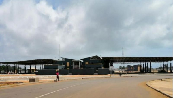 Les installations du Poste de Contrôle Juxtaposé (PCJ) de Hillacondji